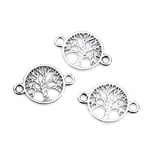 Metall - Verbinder Lebensbaum in Gold, Silber oder Rosé-Gold