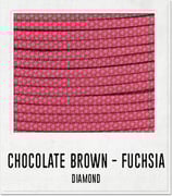 Chocolate Brown - Fuchsia Diamond