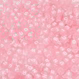 Letterbead „Baby Pink - Weiss Alphabet"