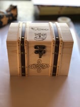 Schatztruh -  Schatzkiste 17x12.5x12cm