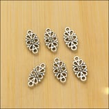 Metall - Verbinder gross Floral