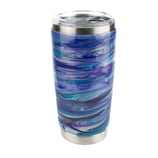 Thermobecher 550ml mit Edelstahlstrohhalmen