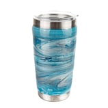 Thermobecher 550ml mit Edelstahlstrohhalmen