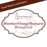 Brombeer/Orange/Rosmarin-Brotaufstrich