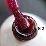 Malina soak off gel polish 15 ml №82