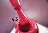 Malina soak off gel polish 15 ml №43