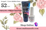 Acrygel Malina 60 gr + Rubber base 15 ml Malina