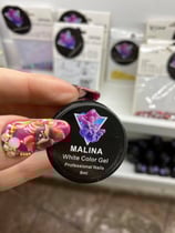White Color Gel Malina