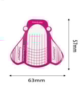 Φόρμες χτισίματος νυχιών ρολό(PINK WHITE)