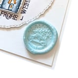 Siegelstempel Weihnachtsauto mit Tannenbaum