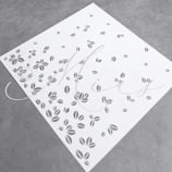 Schablone ‚Delikate Blätter‘