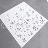 Schablone ‚Fallende Blumen‘