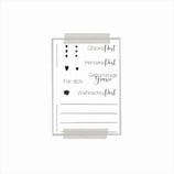 Klarsichtstempel „Post für dich“