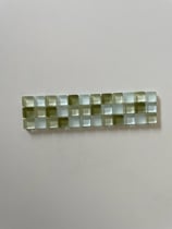 Fascia MIX GREEN vetro lucido 5x20