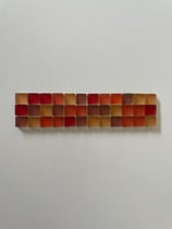 Fascia MIX ORANGE vetro opaco 5x20