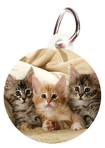 Anhänger Aluminium Rund