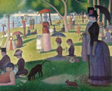 スーラ「グランド・ジャット島の日曜日の午後」作品のみ　※和紙に印刷