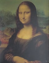 ダ・ヴィンチ「モナ・リザ」作品のみ　※和紙に印刷