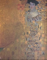 クリムト「アデーレ・ブロッホバウアーの肖像」作品のみ　※和紙に印刷