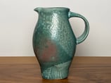 green-blue pitcher