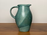 green-blue pitcher