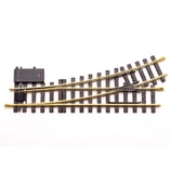 Weiche links mit Antrieb LGB - 16150 Messing
