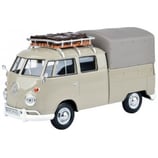 Art.Nr. 16.322 VW Bus T1 grau mit Blachenverdeck Metallmodell M1:24