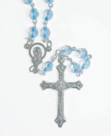 Rosario cristal Azul