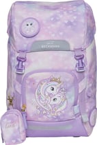BECKMANN Schulrucksack Classic Unicorn Princess Purple