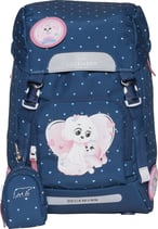 BECKMANN Schulrucksack Classic Pet Friends Blue