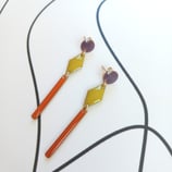 Boucles d'Oreilles Longues Clous RALIA