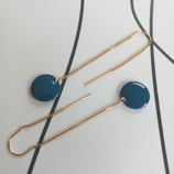 Boucles d'Oreilles Longues Chaînettes CORALIE