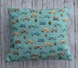 Kinder-Arvenkissen Auto türkis-mint