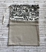 Brotsack Scherenschnitt sand