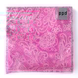 Serviete - Lace Royal pink white (temnejše)