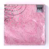 Serviete - Lace Royal pastel pink white (svetlejše)