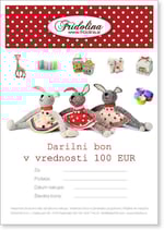 Darilni bon v vrednosti 100 Eur