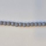 Cipollotti Sfaccettati 3x4mm Grigio Coprente Lucido 50pezzi