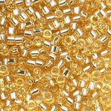 Delica 11/0 (DB42) Oro Lined Crystal Silverlined