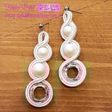 Orecchini Sposa Circles Bianco