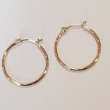 Base Orecchini a Cerchio 25mm Oro