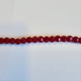 Cipollotti Sfaccettati 3x4mm Bordeaux Coprente Lucido 50 pezzi