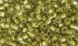 Delica 11/0   (DB908) Verde Oliva Chiaro Sparkling Inside Color