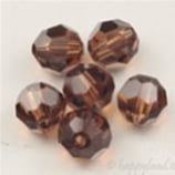 Swarovski Bead 5000 - 4 mm Sfera Smoke Topaz