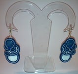 Kit Soutache Orecchini Charlotte colore Azzurro / Ottanio