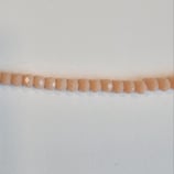 Cipollotti Sfaccettati 3x4mm Pesca 50 pezzi