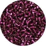Delica 11/0   (DB1342) Fucsia Scuro Trasparent Silverlined