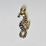Ciondolo Metallo Cavalluccio marino 22mm argento