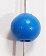 Sfera Legno Blu 8mm