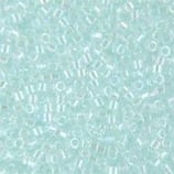 Delica 11/0   (DB83) Azzurro Lined AB Inside Color